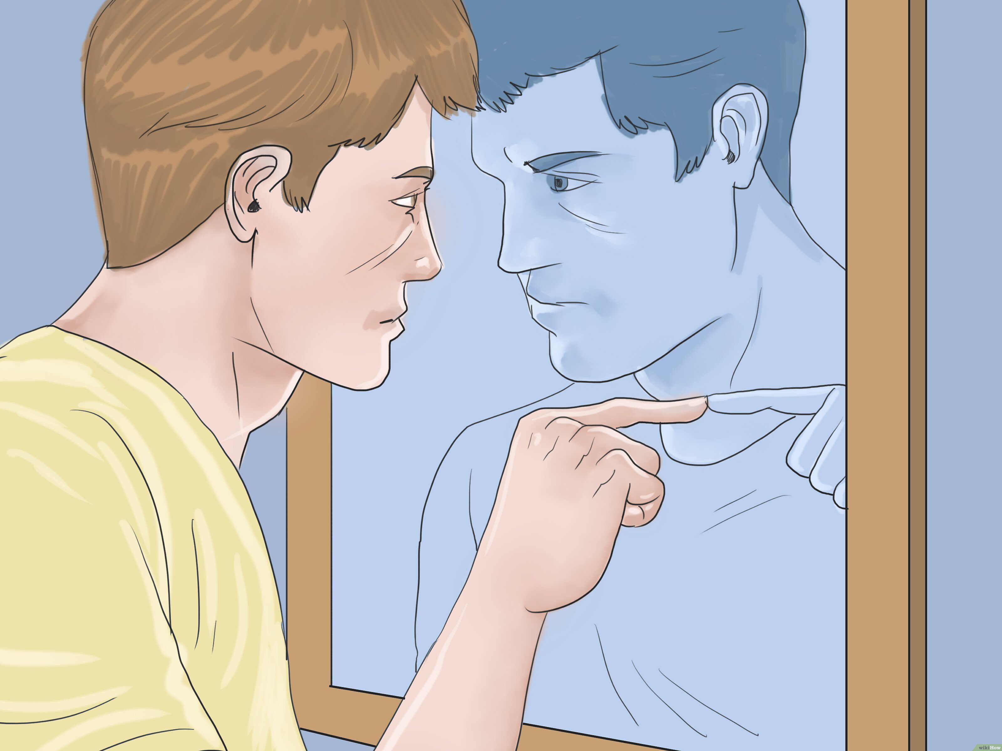 looking-in-the-mirror meme