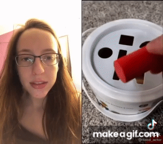 that's right, it goes in the square hole!